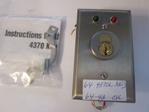 New sargent key switch 64 4370l keyswitch 2 led 64-4370l indicators more listed for sale