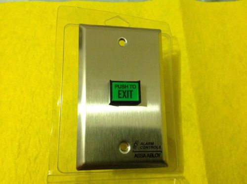 Alarm controls corp ts-7 access control green push to exit button for sale