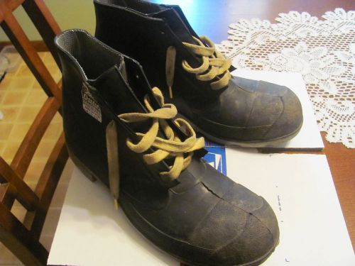 Bata Industrial Vintage ? Boots Shoes Steel Toe Size 11  U.S.A. Ansi Z41 PT83