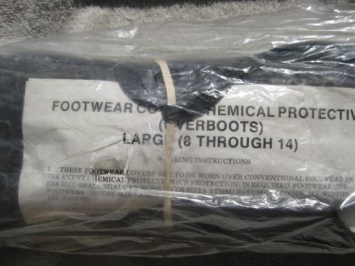 footwear cover , chemical protective overboots large 8-14 new