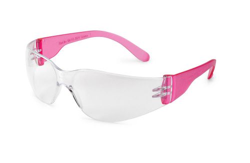 Gateway starlite safety glasses - sm pink clear lens womens girlzgear - 36pk80 for sale
