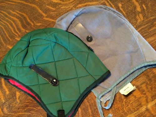Vtg hard hat liners cold weather msa head ear &amp; neck cover for sale