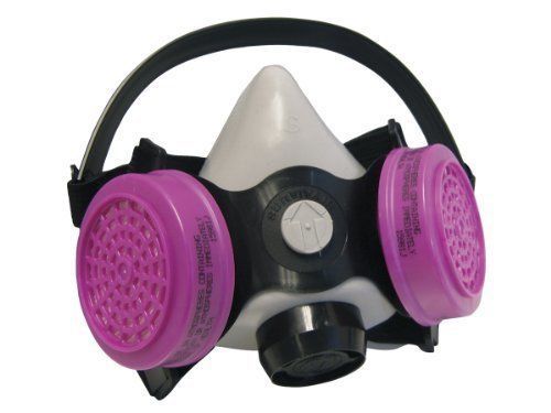 SAS Safety 3650-50 Multi-Use Halfmask Respirator, P100 filter, Medium