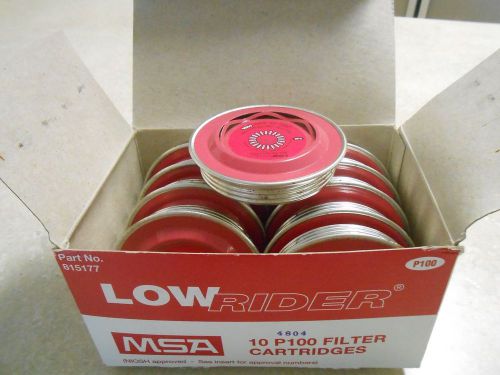 Box of 10 MSA P100 Low Rider Filter Cartridges 815177 New