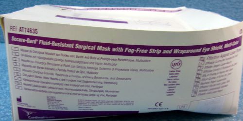 #2 *25pc/box* cardinal health at74635 secure-gard fluid-resistant procedure mas for sale