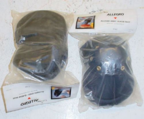 2 NEW SETS ALLEGRO CONSTRUCTION SAFETY ELBOW KNEE PADS RUBBER