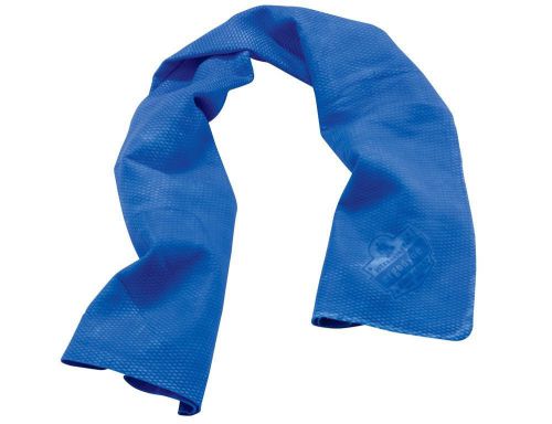 Cooling Evaporative Towel Solid Blue Ergodyne Chill-Its 6602 Hot Summer