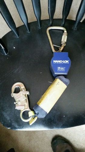 Dbi-sala 6ft. nano-lok™ self retracting lifeline with anchor hook - web euc for sale