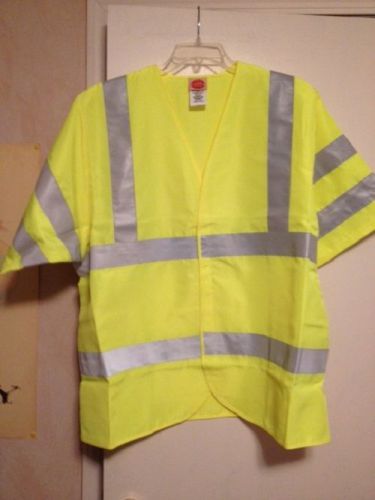 RED KAP ANSI COMPLIANT SAFETY SHIRT WITH SLEEVES SIZE XL