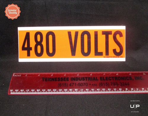 Brady 44115 Voltage &amp; Conduit Markers for 480 Volt, box of 25 pcs, NEW