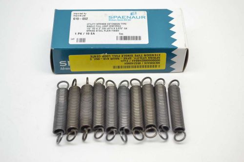 SPAENAUR 610-052 SINGLE FULL LOOP CENTERED EXTENSION UTILITY SPRINGS B400726