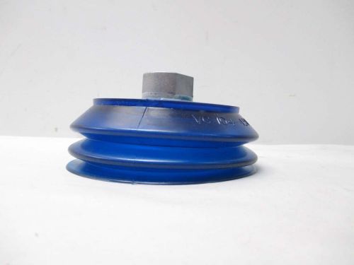 NEW VC 104-4.50 1/2IN NPT 4-1/2IN OD BLUE VACUUM CUP D410036