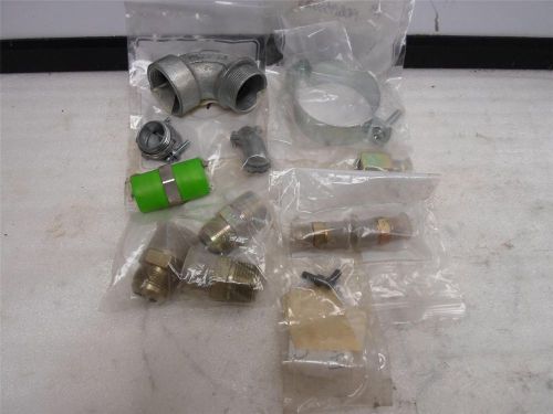 Lot of 11 assorted fittings and conduit pieces for sale