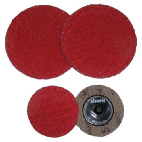 Shark industries ltd 12624 2&#034;50 red grit ceramic mini grinding discs/25 pack for sale