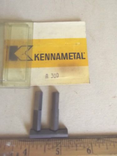 KENNAMETAL CARBIDE CUTTING INSERTS !!! 3 PIECES ...  NOS !!!