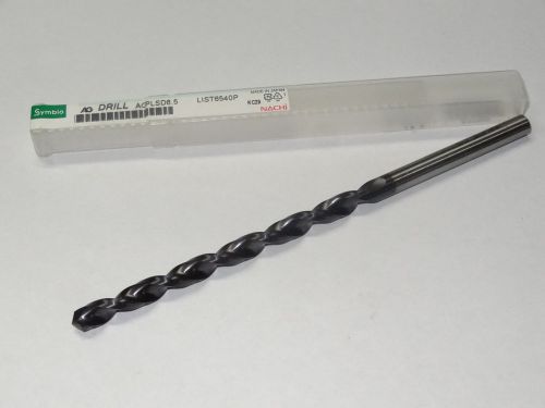 Nachi 6.50mm x 148 extra-long taper length hsco twist drill fast-spiral ag tialn for sale