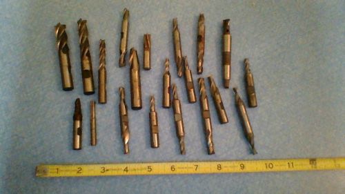 Vintage End Mill Lot * 20 Pieces * Milling Machine * Machinist Tool