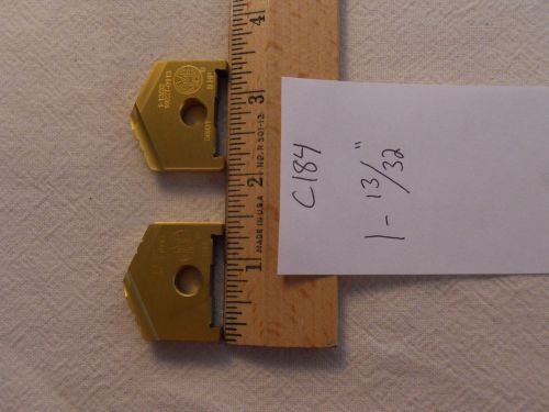 2 new 1-13/32&#034; allied spade drill insert bits. 1022t-0113. b hp. amec {c184} for sale