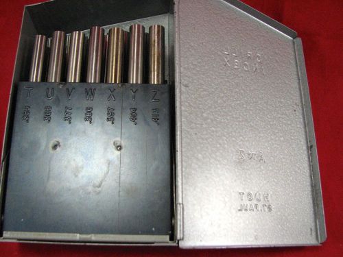 Huot Drill Blank Set Letters A-Z (excellent condition)