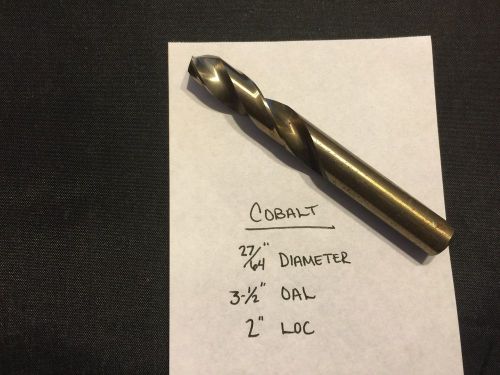 27/64&#034; Cobalt Drill