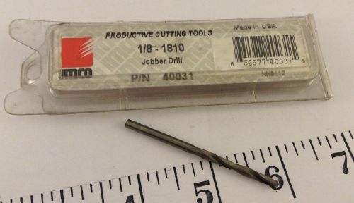 IMCO 1/8 Jobber Drill 40031 Carbide