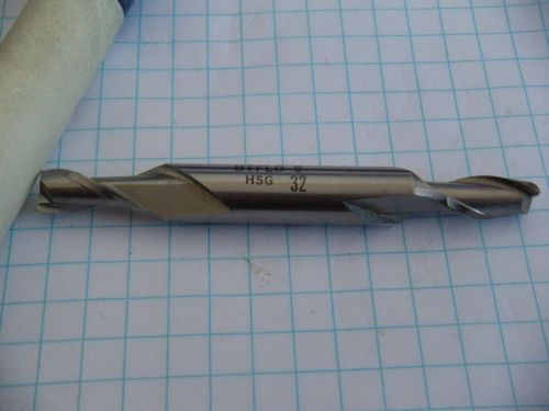 9/32&#034; x 2 flt, hss end mill,   double end,  butterfield end mill for sale