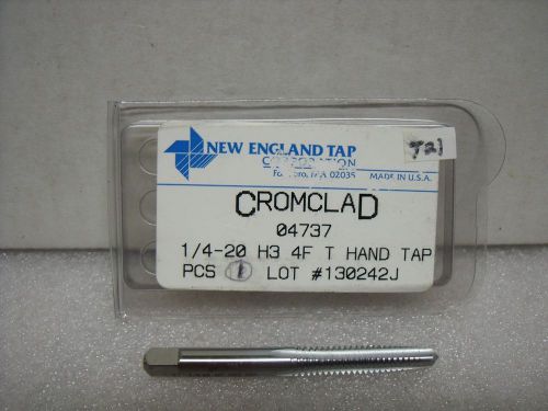 1/4”-20 tap gh3 taper cromclad new england tap hss usa – new -t21 for sale