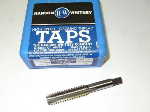 new HANSON WHITNEY 1/2-13 NC H3 GH-3 3FL Plug HSS Spiral Point Tap 24136 USA