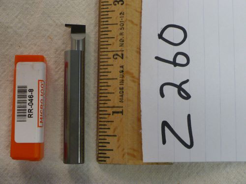 1 NEW MICRO 100 CARBIDE RETAINING RING GROOVING TOOL RR-046-8 (Z260)