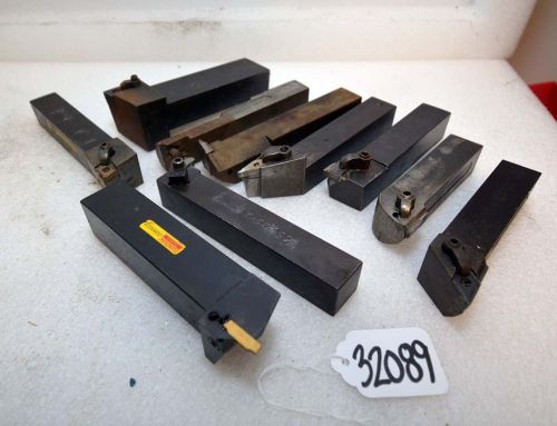 Lot of (10) Used turning &amp; boring Insert Tool Holders (Inv.32089)