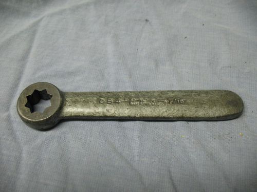 ARMSTRONG metal lathe toolholder WRENCH 7/16 #584