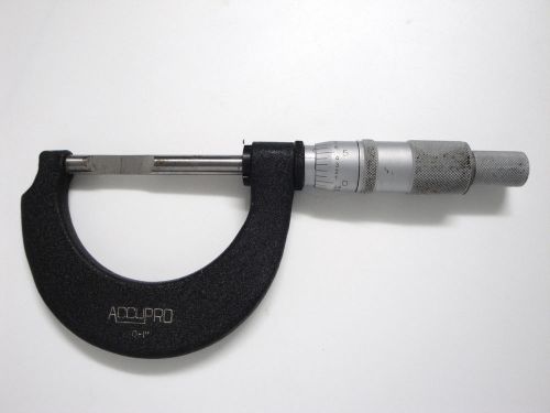 AccuPRO  0-1 &#034; BLADE MICROMETER - MADE IN USA