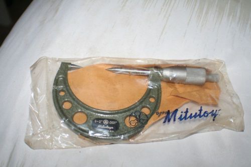 Mitutoyo  Outside Micrometer, 1-2&#034; Range, .001&#034;  112-226