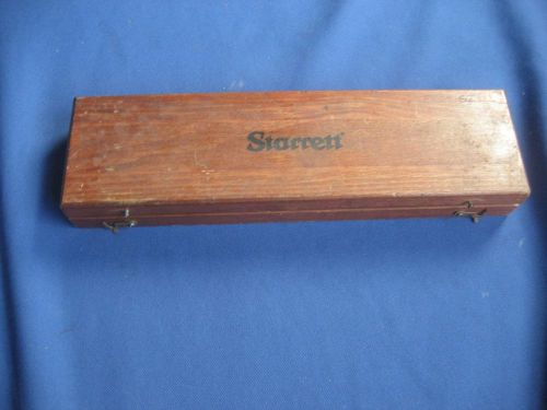 Starrett C359 Universal Bevel Protractor W/ Wooden Case NICE 