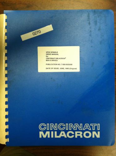 Cincinnati VF5S Spindle Drive Manual for BDS5 Drives Pub.# 7-000-5035AM