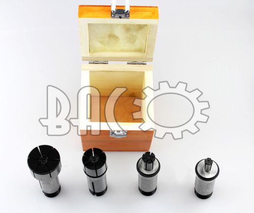 5c expanding collet set, 4pcs/set,machinable to required sizes &amp; shapes--new for sale