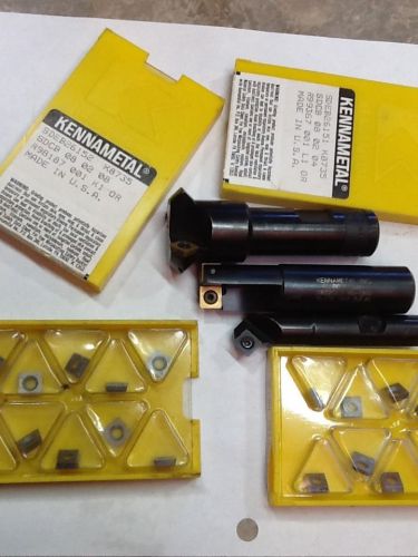 Kennametal kipr / kicr series inserted cutter holders set and inserts for sale