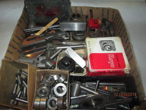 MACHINIST LATHE MILL Lot of Machinist Tools Cutters  Parts Etc r