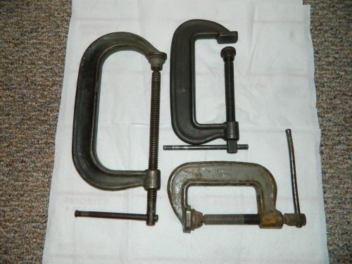 J.h. williams cc-408, cc-406, and armstrong 78-106 vintage c - clamps for sale