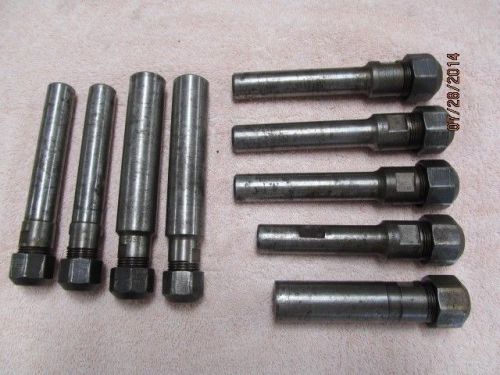 ONE (1) LOT ...UNIVERSAL ENGINEERING DOUBLE TAPER COLLET CHUCKS (214)
