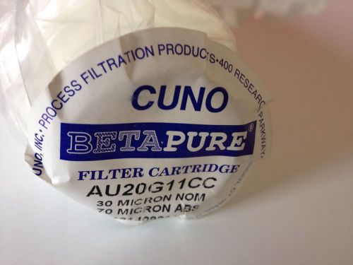 Cuno Betapure Filter AU20G11CC Filters 30um Nom 70um Abs