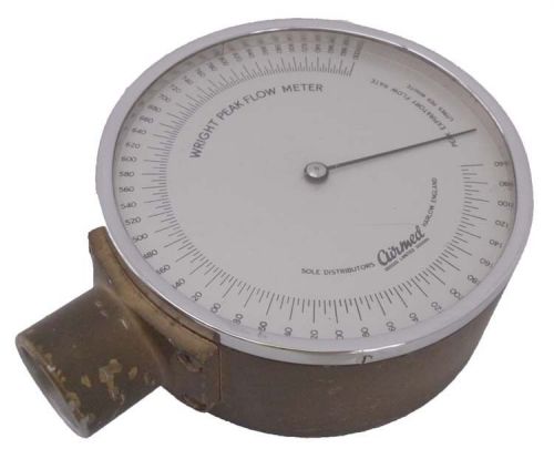 Airmed wright peak expiratory flow measure rate meter medical gauge gage for sale