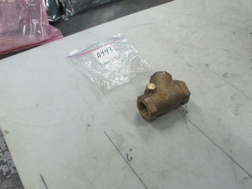 Powell brass swing check valve 1&#034; fnpt 300 lb (new) for sale