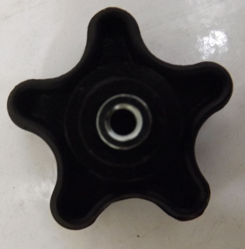 3 five star clamping knobs  black new! for sale