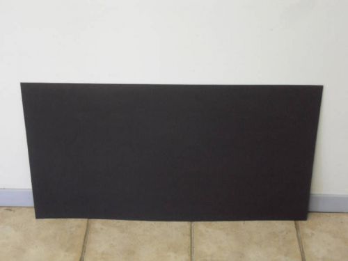2 black hdpe polyethylene slim plastic sheet/mat/cover 17&#034;x31.5&#034;x1/16&#034; for sale
