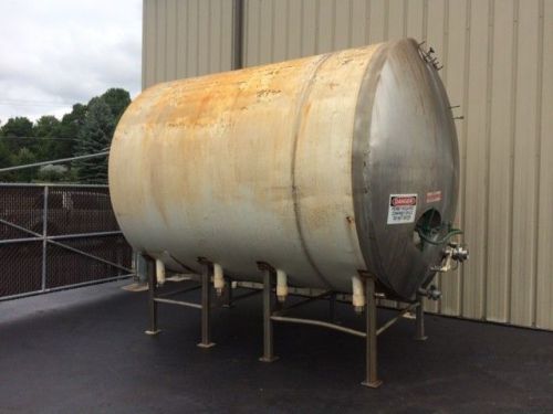 3,000 gallon ss dairy tank, juice concentrate, sugar silo, mfg cherry burrell for sale