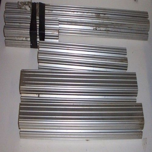 Lot of extruded aluminum pieces mixed sizes t-slot extrusion piece assorted size for sale