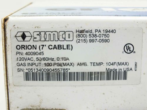 Simco 4009045  Orion Ionizing Air Nozzle Controller