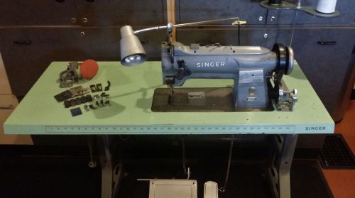 Rare singer high speed industrial walking foot sewing machine 211 g 165 must see for sale