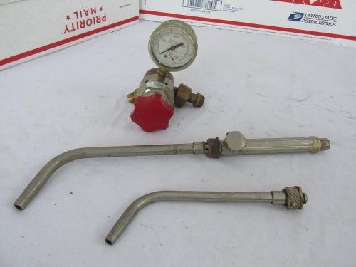 Smith acetylene   ne-180   b-tank torch ,   regulator, handle and two tips for sale